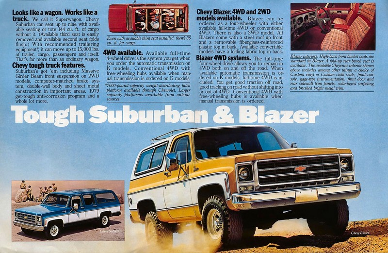 1979 Chevrolet Vans Brochure Page 1